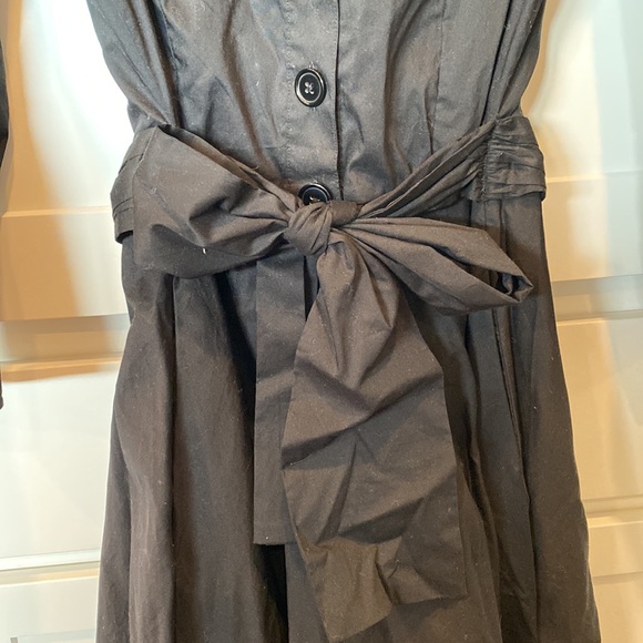 Banana Republic Black Button-Up Dress - Picture 5 of 6